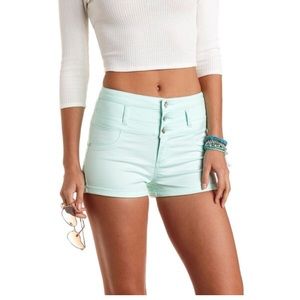 Refuge High Waisted Shortie Shorts